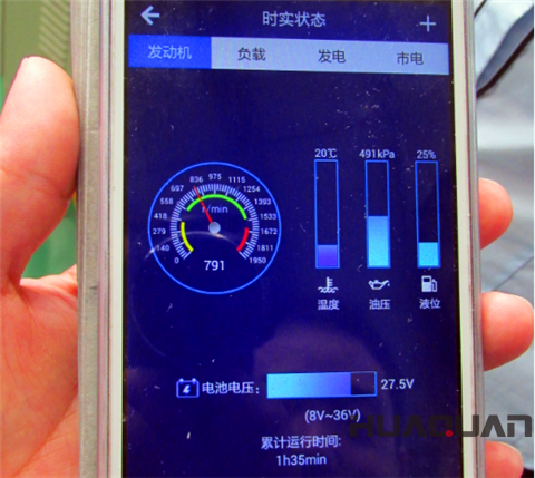 發動機油壓、液位和溫度一目了然