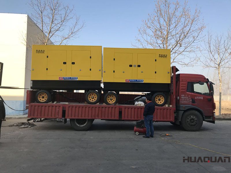 河南省許昌市馬先生兩臺(tái)移動(dòng)拖車(chē)防雨棚發(fā)電機(jī)組在3.26號(hào)發(fā)貨了