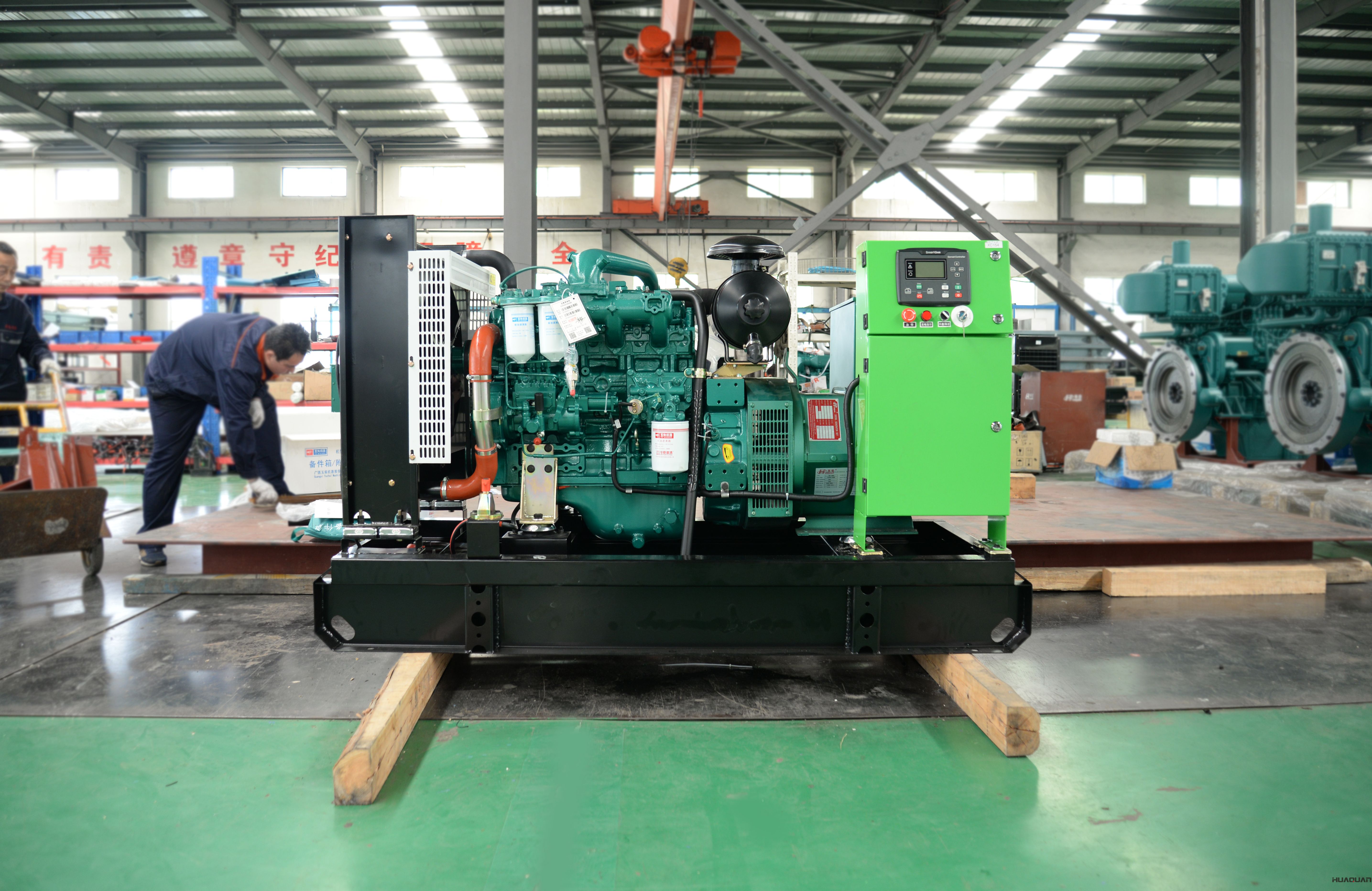 2018年4月19日華全動(dòng)力60kw標(biāo)配柴油發(fā)電機(jī)組發(fā)往湖北