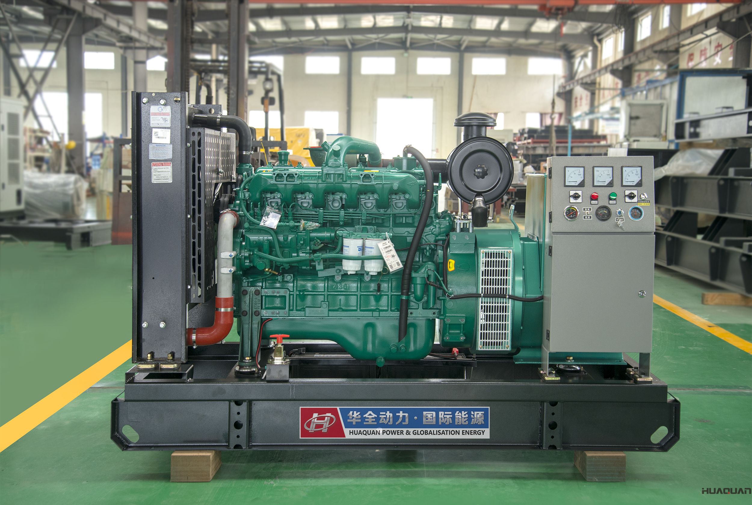 2018年4月26日華全動力100kw立柜自啟動發電機組發往河北省