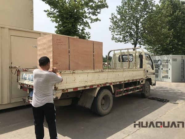 一臺自動化110kw柴油發電機組在2018年5月18日發往山東省青島市