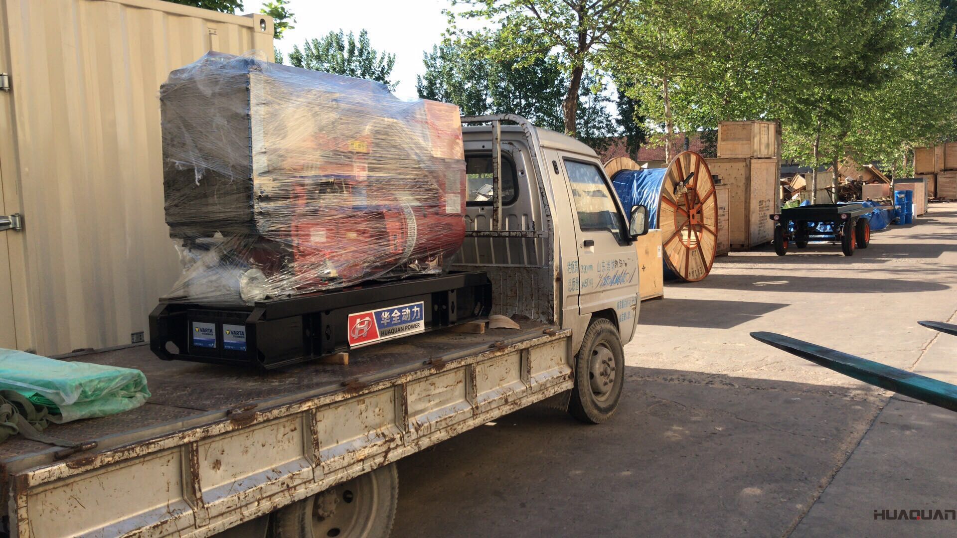 8月31日，一臺30kw標配柴油發(fā)電機組從華全動力順利發(fā)往安徽省