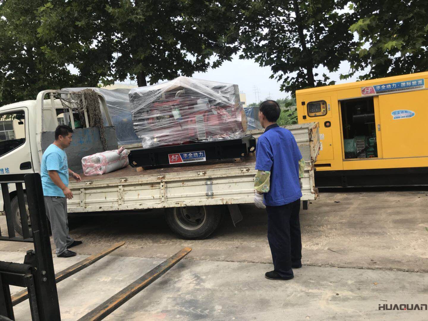 一臺(tái)30kw標(biāo)配柴油發(fā)電機(jī)組于8月3日成功發(fā)往山東省