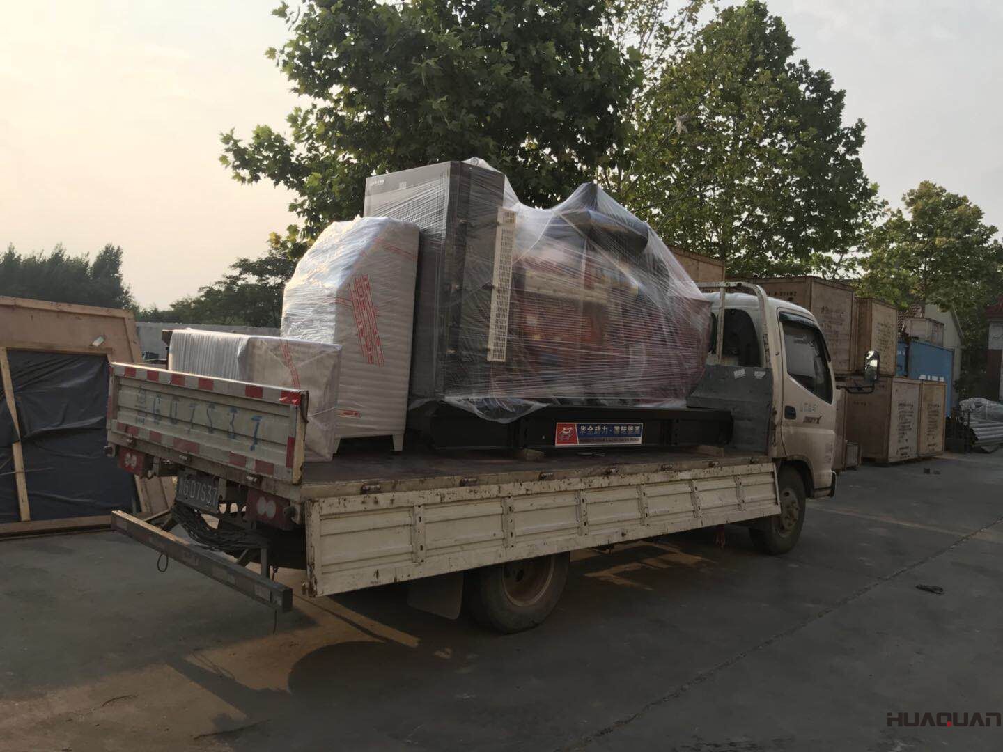 一臺(tái)120kw自動(dòng)化柴油發(fā)電機(jī)組于8月4日順利發(fā)往江西