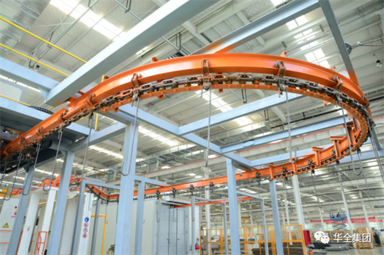 華全引進(jìn)全自動噴涂線