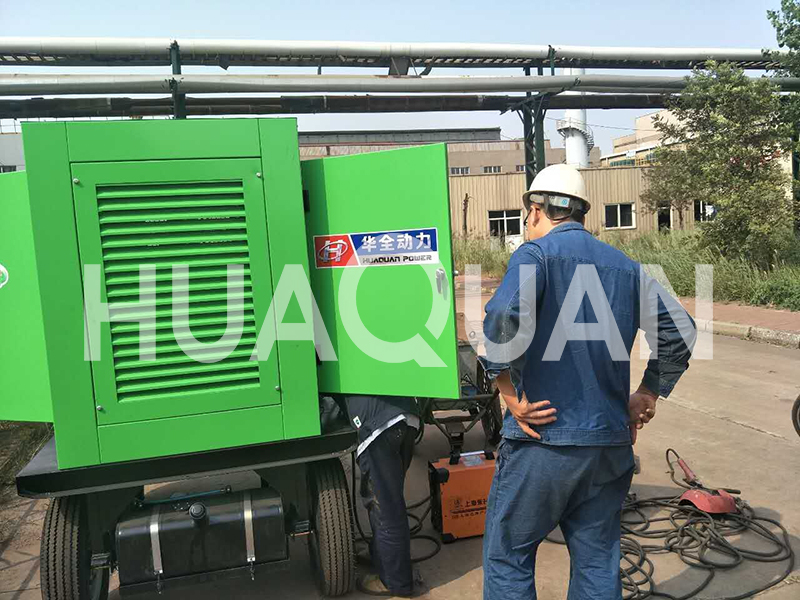 韓國首爾600kW移動式發(fā)電機組電站