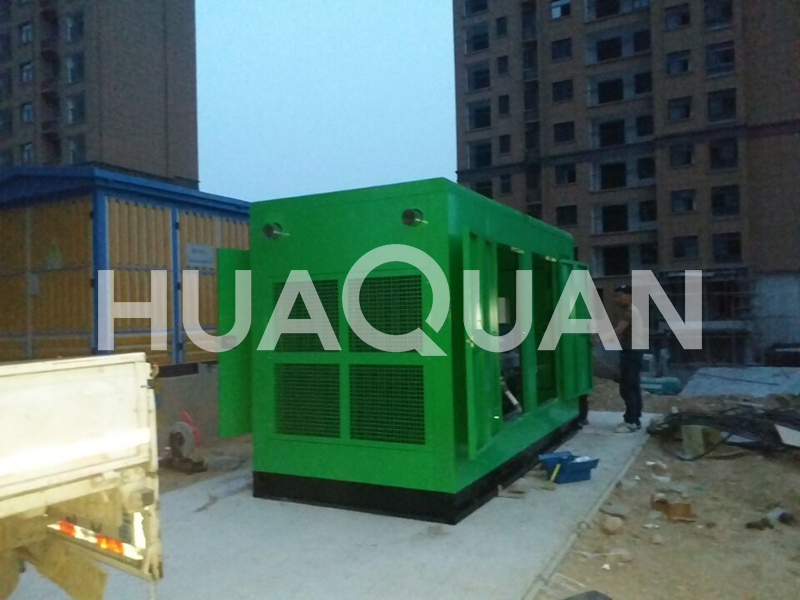 菏澤曹縣糧油儲備450KW發電機組電站項目